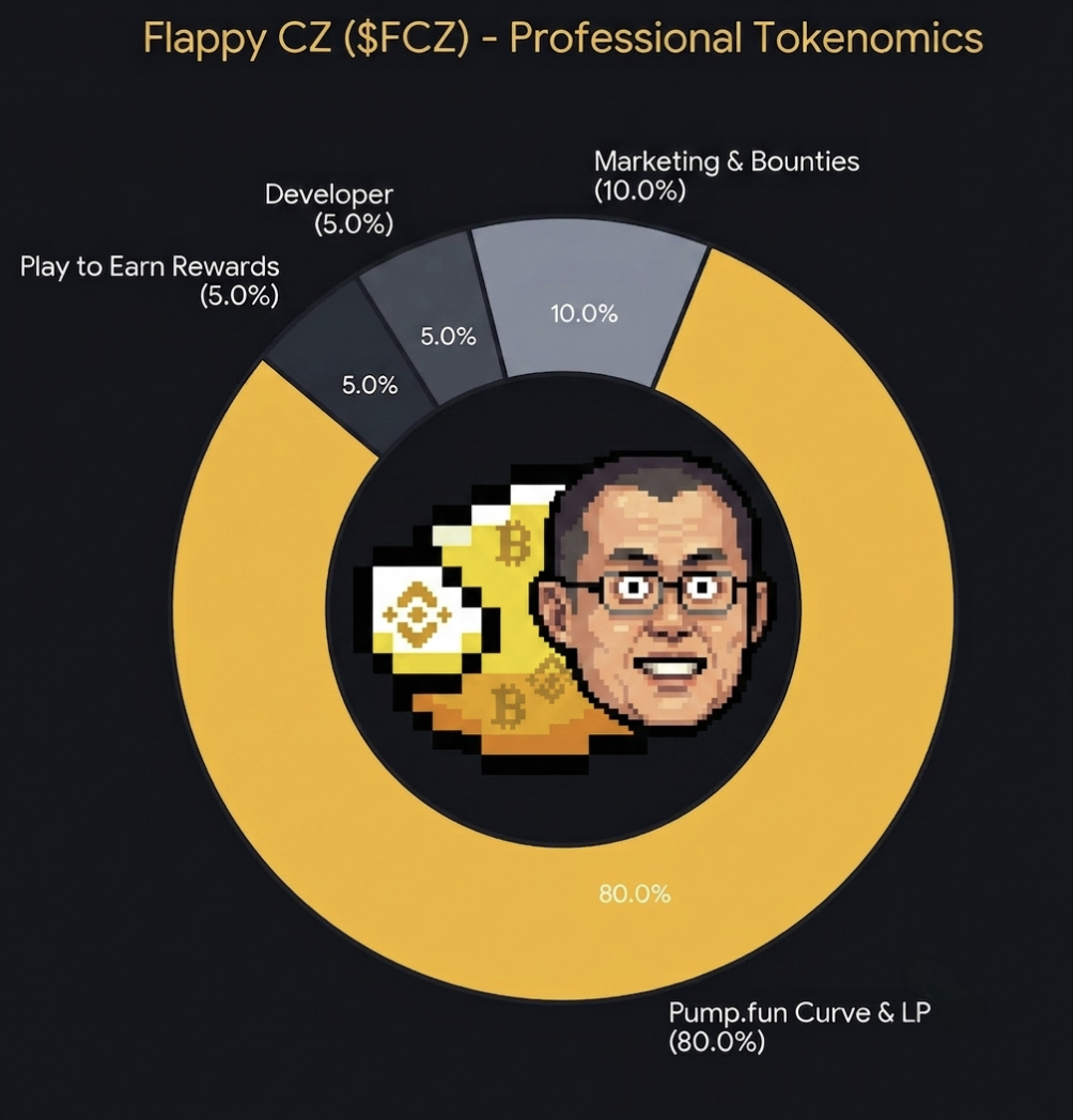 Flappy CZ Tokenomics Distribution